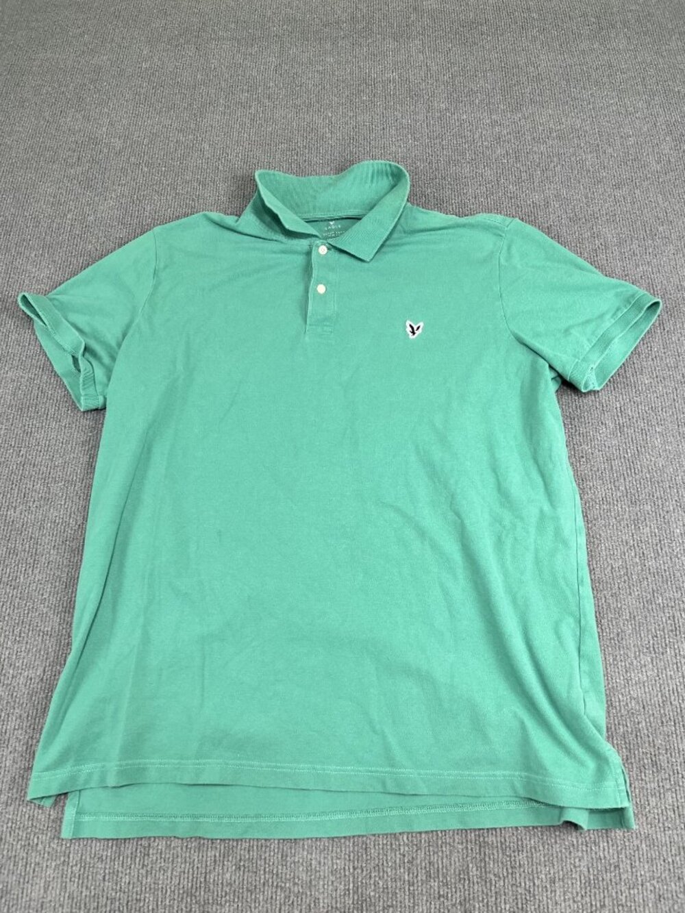 American Eagle Mens Green Polo Shirt Slim Fit Short Sleeve XXL
